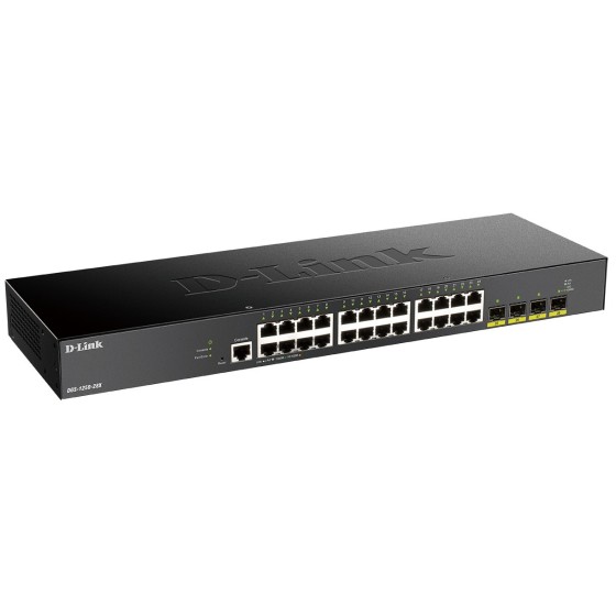 Switch Administrable D-Link DGS-1250-28X 24 Puertos Gigabit 4 SFP+ 10G