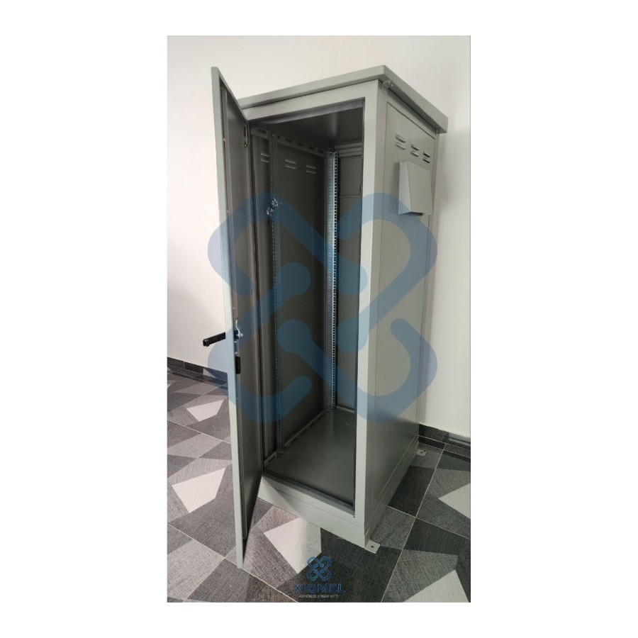 Gabinete de Piso para Exterior IP65  38RU Acero Laminado Epoxica Gris