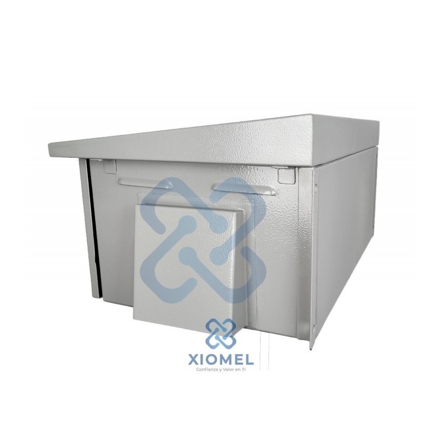 Gabinete de Pared para Exterior IP65  6RU Acero Laminado Gris Epoxico