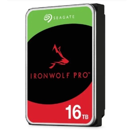 Disco Duro Seagate Ironwolf NAS 16 TB - 7200 RPM - SATA 6Gb/s (ST16000NT001)