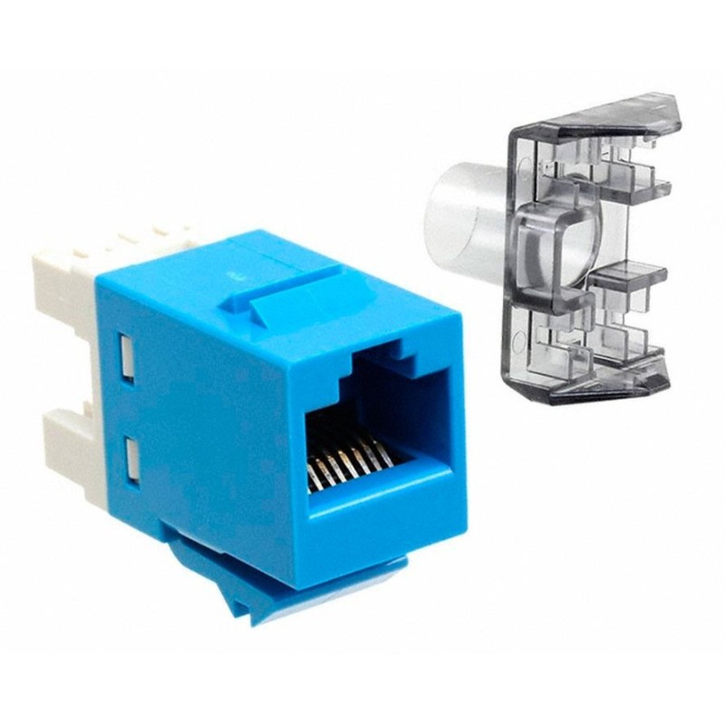 Jack RJ45 AMP CommScope Categoria 6 Azul / Blanco / Rojo / Amarillo (  1375055 -X)