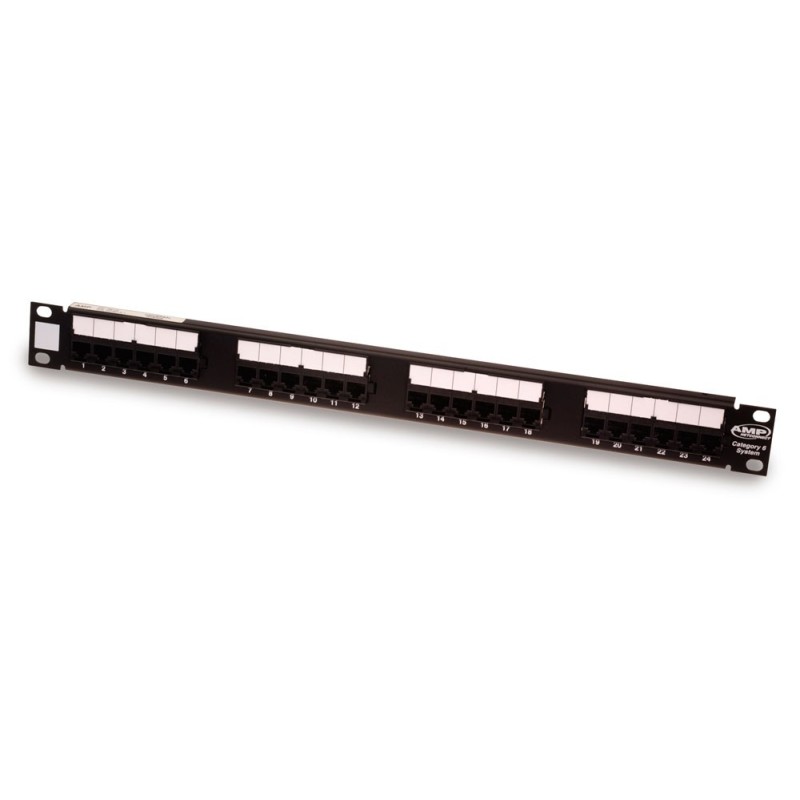 Patch Panel AMP 24 CommScope puertos Categoria 6 ( 1375014-2 )