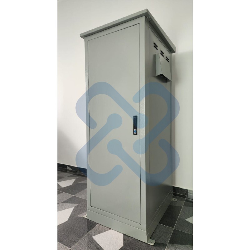 Gabinete de Piso para Exterior IP65  38RU Acero Laminado Epoxica Gris