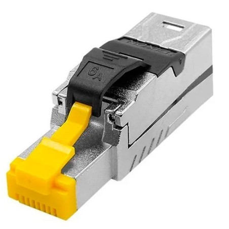 Conector Blindado Dixon RJ45 CAT6A (6A-FP-C6A-FS)