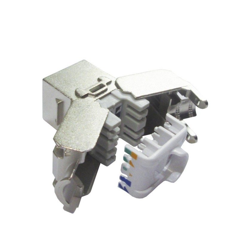 Conector Dixon Blindado RJ45 CAT6A (PA-FP-C6A-FS)