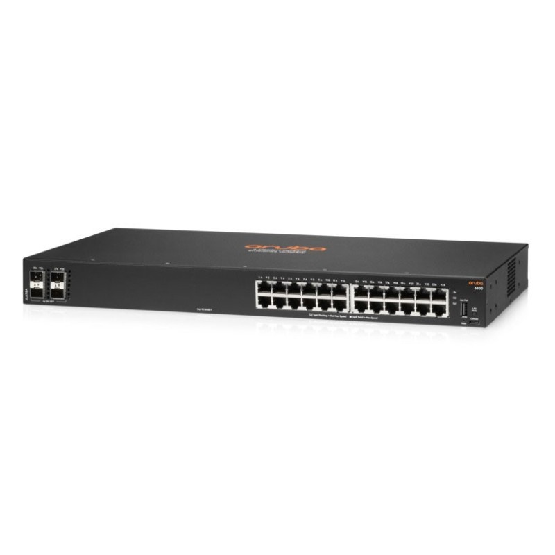 Switch Administrable HP Aruba 6100 24G 4 SFP+ Capa 2  ( JL678A )