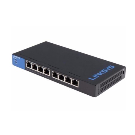 Switch Linksys Gigabit PoE 8 Puertos (LGS108P)