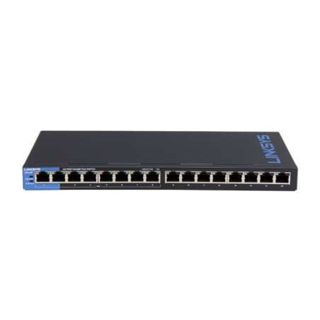 Switch Linksys Gigabit PoE 16 Puertos (LGS116P)