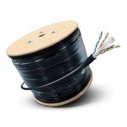 Rollo Cable solido F/UTP Satra 24AWG Exteriores Categoría 6 305 metros