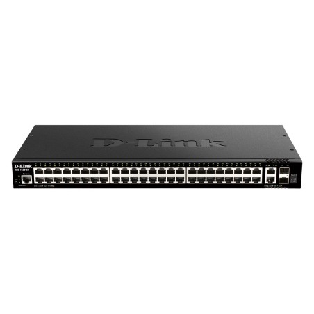 Switch Administrable D-Link DGS-1520-52 52 Puertos PoE con 2 puertos 10G SFP+ y 2 puertos 10GBASE-T