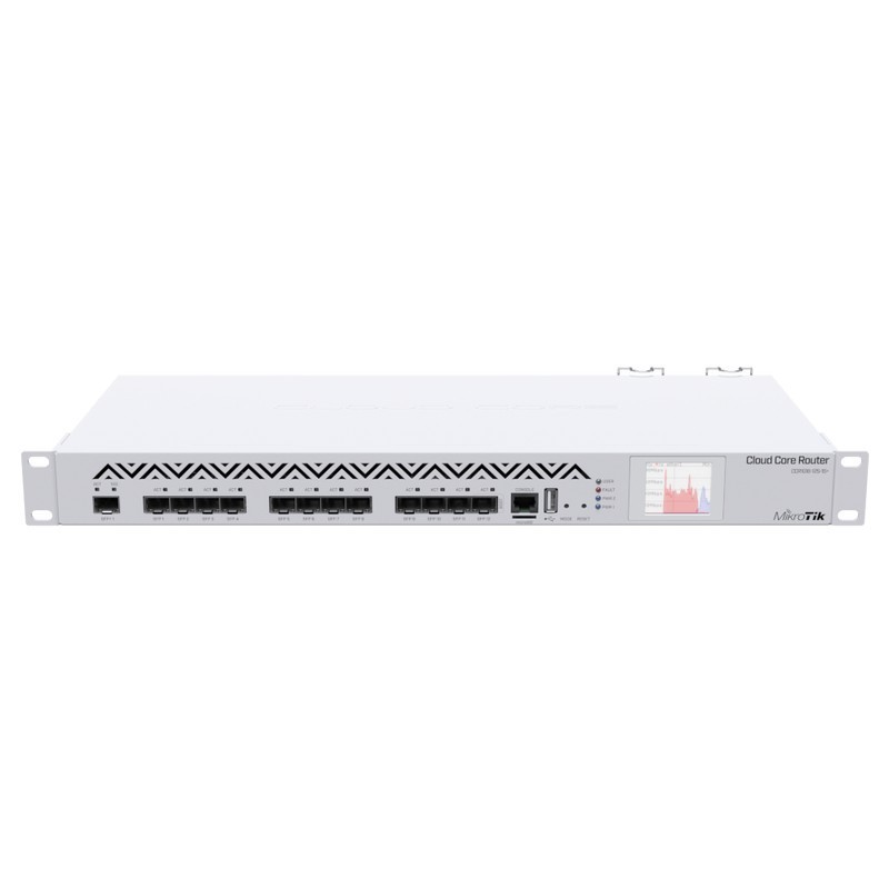 Router MikroTik Cloud Core CCR1016-12S-1S+ | 12 Puertos SFP y 1 SFP+