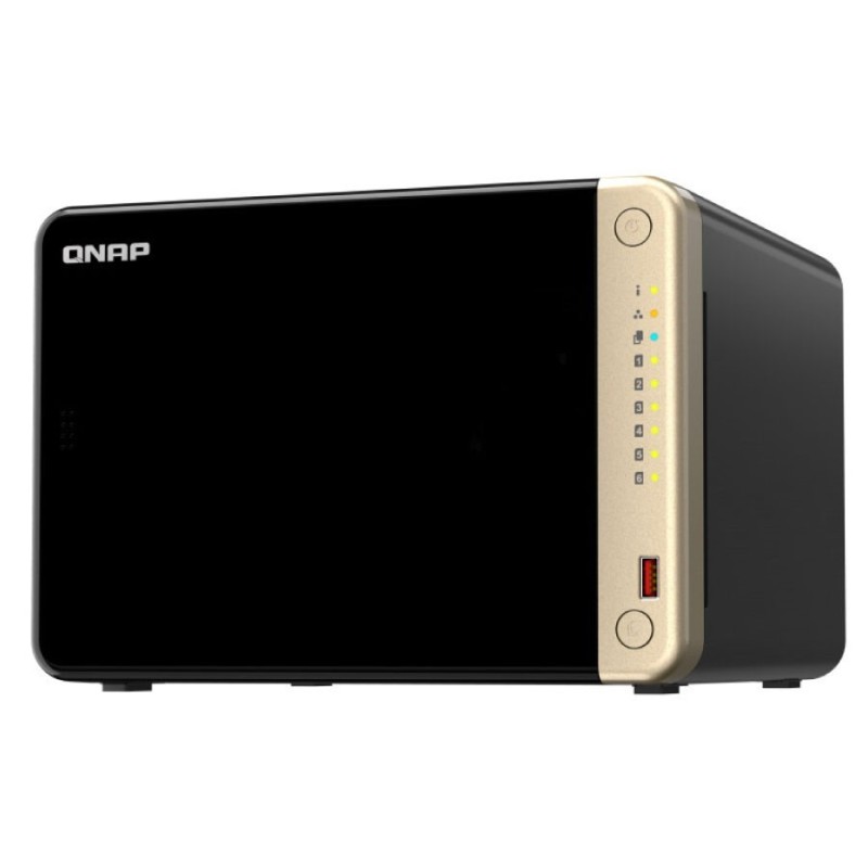 Servidor NAS QNAP TS-664-8G RAM 8GB 6 Bahias 2,5GbE