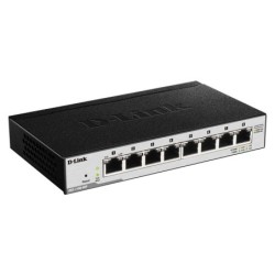 Switch Administrable D-Link DGS-1100-08PV2 8 puertos PoE 10/100/1000