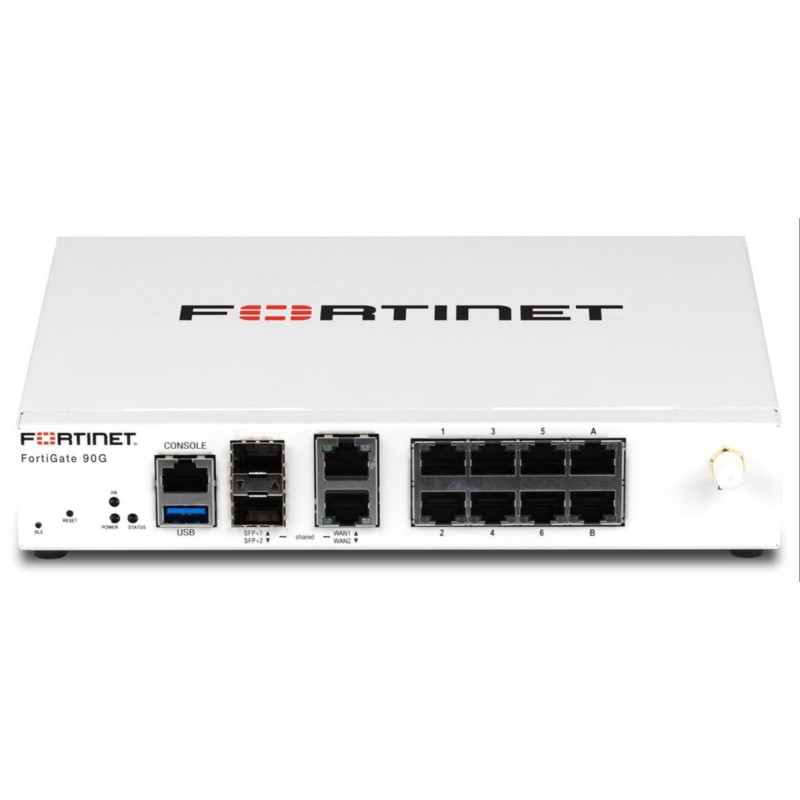 Firewall Fortinet FortiGate FG-90G-BDL-950-12 10 puertos RJ45 SFP+