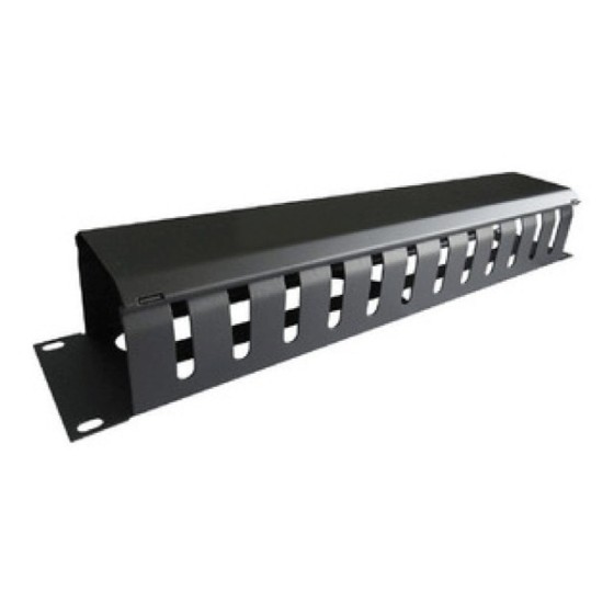 Ordenador Metalico  Horizontal Frontal 2 RU para Gabinetes