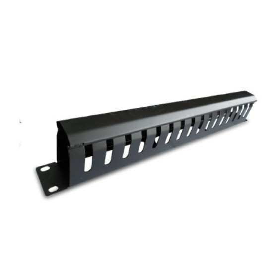 Ordenador Metalico  Horizontal Frontal 1 RU para Gabinetes